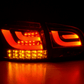 VW Golf Mk6 GTI LED Bar Red/Smoked Tail Lights V1 LED Indicators (2008-2014)