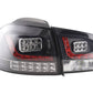 VW Golf Mk6 GTI LED Black Tail Lights V2 LED Indicators (2008-2014)