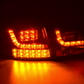 VW Golf Mk6 GTI LED Black Tail Lights V2 LED Indicators (2008-2014)