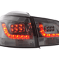 VW Golf Mk6 GTI LED Clear Smoked Tail Lights V2 (2008-2014)