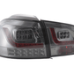 VW Golf Mk6 GTI LED Clear Smoked Tail Lights V2 LED Indicators (2008-2014)