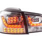 VW Golf Mk6 GTI LED Clear Tail Lights V2 LED Indicators (2008-2014)