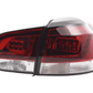 VW Golf Mk6 GTI LED Red Tail Lights V2 (2008-2014)