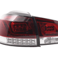 VW Golf Mk6 GTI LED Red Tail Lights V2 LED Indicators (2008-2014)