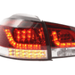VW Golf Mk6 GTI LED Red Tail Lights V2 LED Indicators (2008-2014)