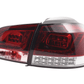 VW Golf Mk6 GTI LED Red Tail Lights V2 LED Indicators (2008-2014)