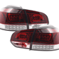 VW Golf Mk6 GTI LED Red Tail Lights V2 LED Indicators (2008-2014)