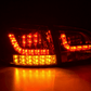VW Golf Mk6 GTI LED Red Tail Lights V2 LED Indicators (2008-2014)