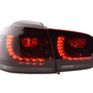 VW Golf Mk6 GTI Red/Smoked - R Look - Upgrade Tail Lights (2008-2014)