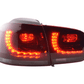VW Golf Mk6 GTI Red/Smoked - R Look - Upgrade Tail Lights (2008-2014)