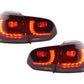 VW Golf Mk6 GTI Red/Smoked - R Look - Upgrade Tail Lights (2008-2014)