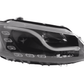 VW Jetta 6 Black JDM Style Headlights (2011-2018)