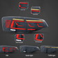 VW Jetta 6th Gen (A6) Dynamic LED Tail Lights 2015-2018