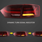 VW Jetta/Sagitar 6th Gen (A6) LED Tail Lights 2011-2014