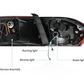 VW Jetta/Sagitar 6th Gen (A6) LED Tail Lights 2011-2014