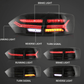 VW Jetta/Sagitar 6th Gen (A6) LED Tail Lights 2011-2014