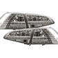 VW MK7 Golf GTI Chrome/Clear LED Tail Lights (2012 - 2017)