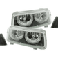 VW Passat B3 type 35i Black Angel Eyes Headlights (1993-1996)