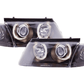 VW Passat B5 3B Black Angel Eyes Headlights (1997-2000)