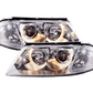 VW Passat B5 3BG Chrome Angel Eyes Headlights (2000-2005)