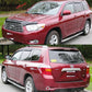 2008-2013 Toyota Highlander Acrylic 4PC Window Visors Tape On Guard