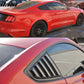 2015-2023 Ford Mustang Side Window Louvers Sun Shade Cover Windshield