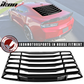 2016-2024 Chevy Camaro IKON Rear Window Louvers Cover Sun Shade ABS