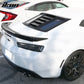 2016-2024 Chevy Camaro Carbon Fiber Print Rear Window Louver ABS