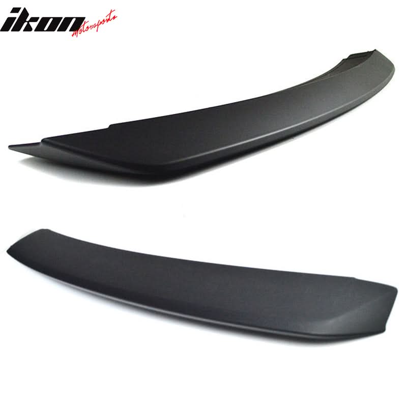 Fits 05-09 Ford Mustang Rear Window Louver + Trunk Spoiler Matte Black