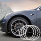 DuPont Nylon Wheel Rim Protectors for Tesla | 4-Piece Set | 5 Colors | Curb Rash Guard | Impact Resistant