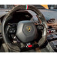 Custom Alcantara Red Steering Wheel for Lamborghini Huracan LP580 LP610 LP640 EVO STO