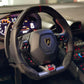 Custom Alcantara Red Steering Wheel for Lamborghini Huracan LP580 LP610 LP640 EVO STO