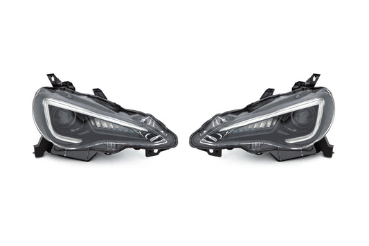 OLM Sequential Style Headlights w/ 6000k HID - 13+ FT86 / BRZ