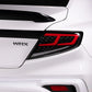 OLM Spec-AR LED Taillights (Clear Lens/Black Base/Red Bar) - 2022+ WRX