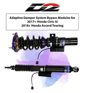 D2 coilovers 17+ civic si only (adptive damper system available)