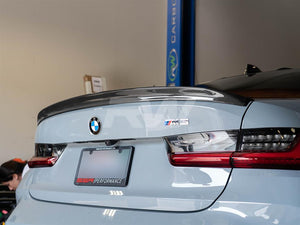 BMW G20 G80 3D Style Carbon Fiber Trunk Spoiler with 3M installation