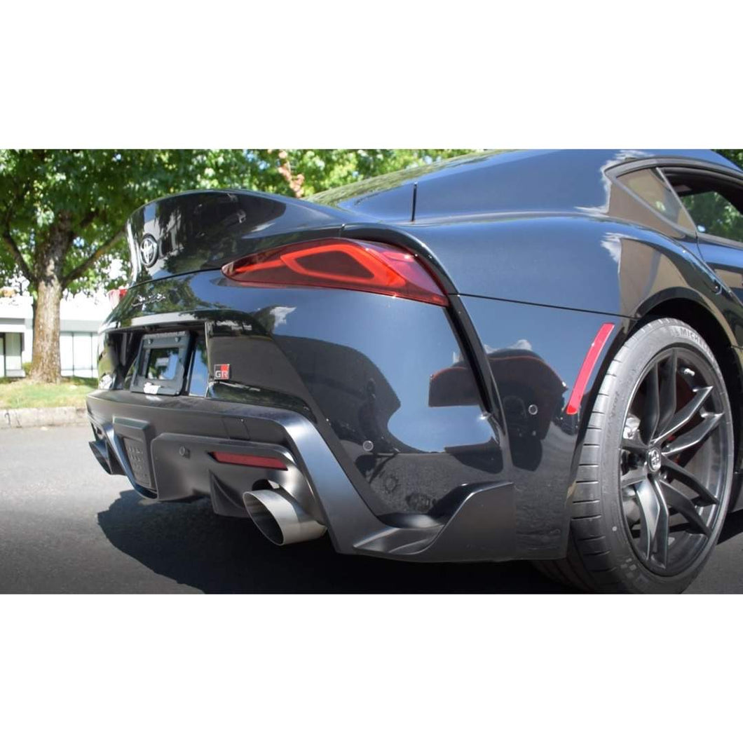 ETS 2020 TOYOTA SUPRA EXHAUST SYSTEM no mufflers/ strait pipe/with resonators using factory y pipe )