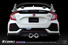 Load image into Gallery viewer, Tomei Full Titanium Expreme Ti Exhaust (Type D / Dual Muffler) - Honda Civic Type R FK8 17-21 Part Number: TOMEI-TB6090-HN06C