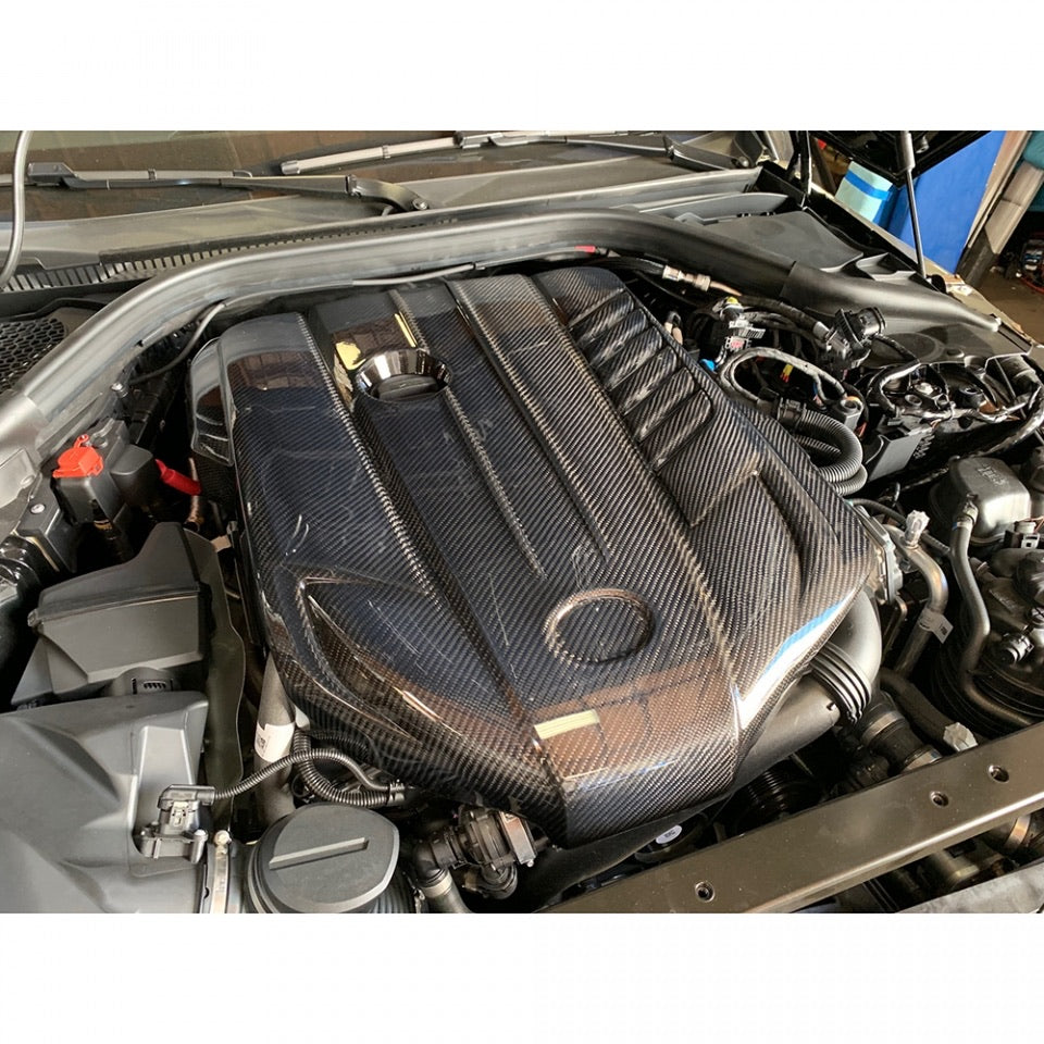 YMP Carbon Fiber Engine Cover - Toyota Supra A90 2020+