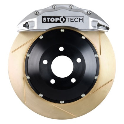 StopTech 09-16 Audi A4/A4 Quattro ST-60 Silver Calipers 355x32mm Slotted Rotors Front Big Brake Kit