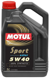 Motul 5L Synthetic Engine Oil Sport 5W40