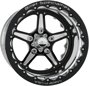 Billet Specialties Street Lite Black Double Beadlock Wheels Part Number: BSP-BRDB35106565