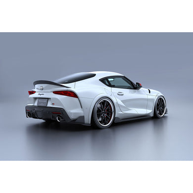 Artisan Spirits Black Rear Side Under Spoiler (CFRP) - Toyota GR Supra 2020+