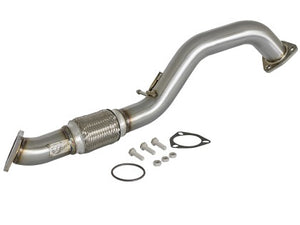 aFe Power Elite Twisted Steel 16+ Honda Civic 10th gen I4-1.5L (t) 2.5in Rear Down-Pipe Mid-Pipe