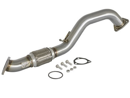 aFe Power Elite Twisted Steel 16+ Honda Civic 10th gen I4-1.5L (t) 2.5in Rear Down-Pipe Mid-Pipe