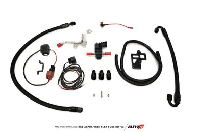AMS Performance Q50/Q60 Red Alpha Flex Fuel Kit V2