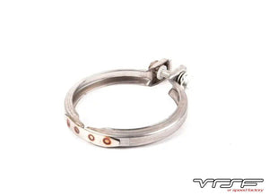 VRSF Pair (2) of 3.5" Turbo to Downpipe V-Band Clamps for BMW N54, N55, S55, N63 and S63