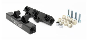 Torque Solution V2 Top Feed Fuel Rails (Black): Subaru WRX 02-14, STI 07-20, LGT 08-12, FXT 06-13