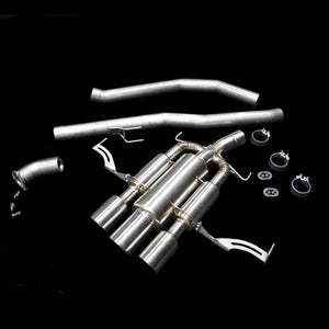 K-Tuned Cat-Back Exhaust (3" Downpipe Flange) - Honda Civic Type R FK8 17-21 Part Number: KTD-KCB-FK8-300