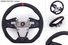 Load image into Gallery viewer, Buddy club racing leather fk8 steering wheel/ 16+civics